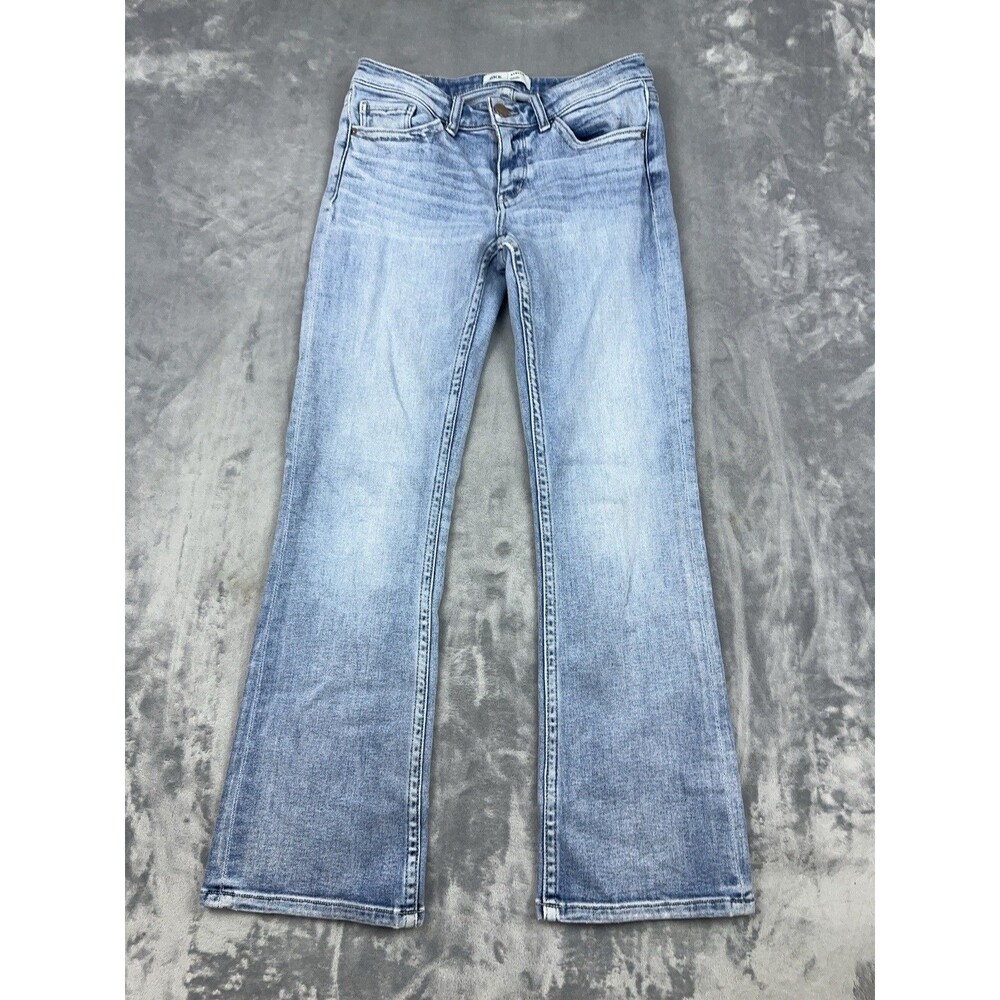 BKE Stella Slim Fit Low Rise Bootcut Jeans Womens Size 28 Light Wash Stretch